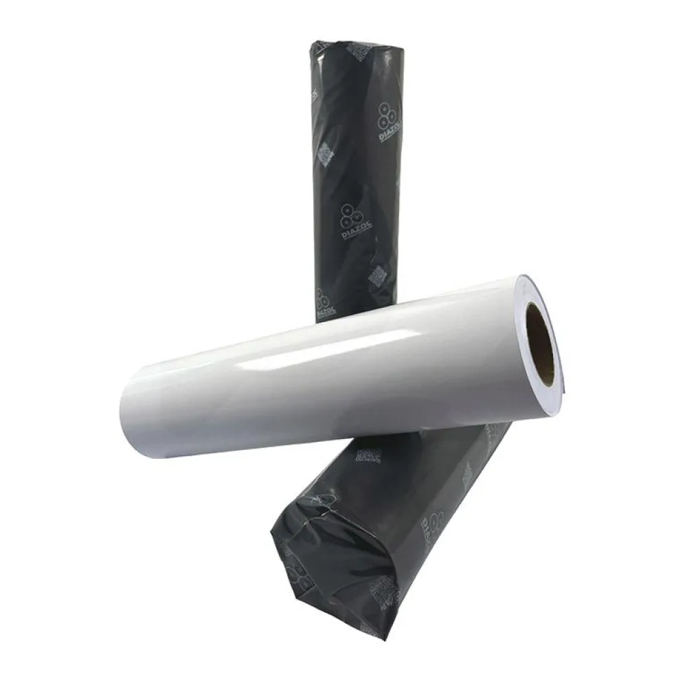 Rollo Papel Fotográfico Glossy Alta Resolución Inkjet Plotter 24'' (0.61*30MTS) Diazol