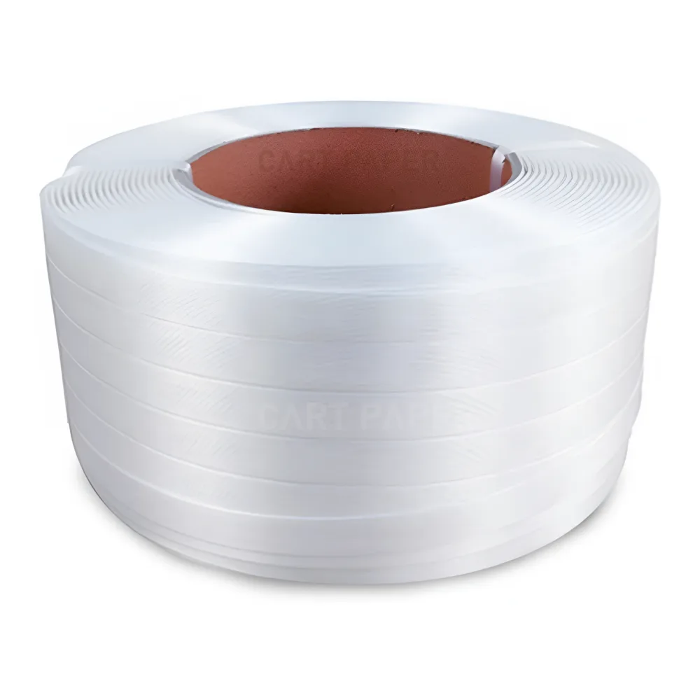 Rollo Zuncho Fleje Plastico Blanco 1/2 Pp 12MM