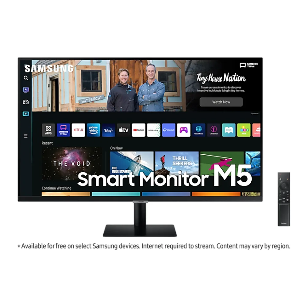 Samsung Monitor Smart Mt 27 Pulgadas 1920X1080 Bluetooth LS27BM500ELXZS
