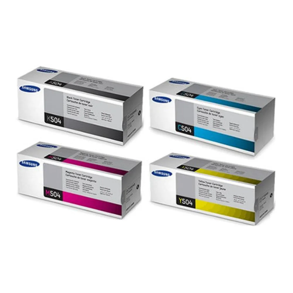 Samsung Toner Juego CLT-K504S CLT-C504S CLT-M504S CLT-Y504S 4 Colores