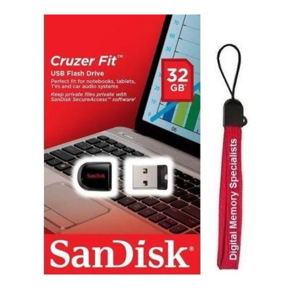 Sandisk Pendrive 32 Gb Cruzer Fit SDCZ33-032G