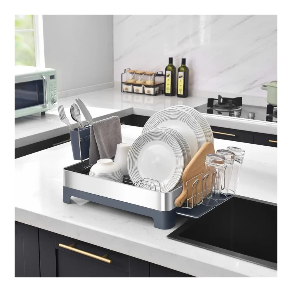 Secaplatos Acero Inoxidable 24X32X51 Cm Just Home Collection