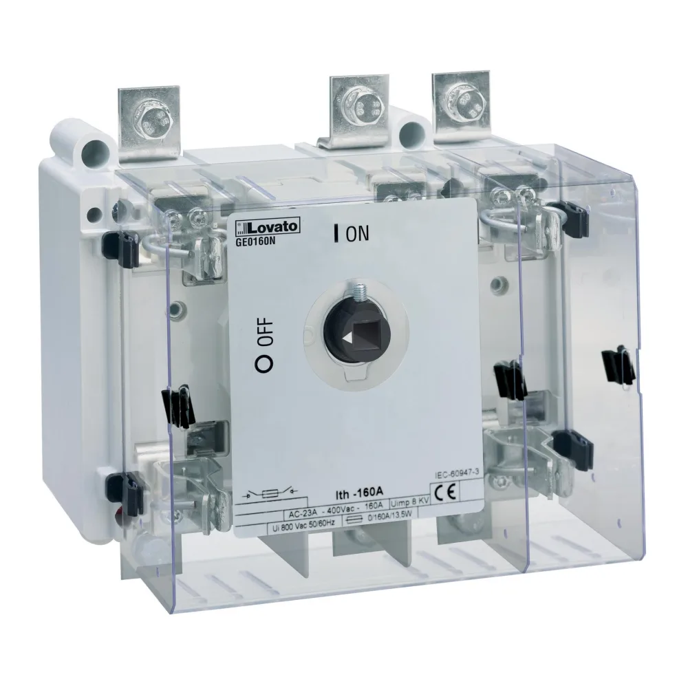 Seccionador Portafusible Nh, 3X160A sin Maneta 48680472 Lovato