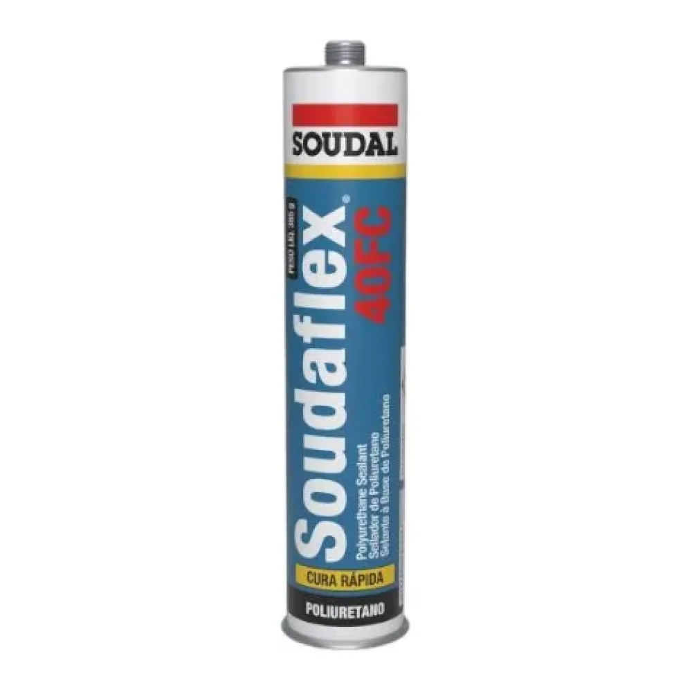 Sellador Poliuretano Soudaflex 40FC Gris 300ML Soudal
