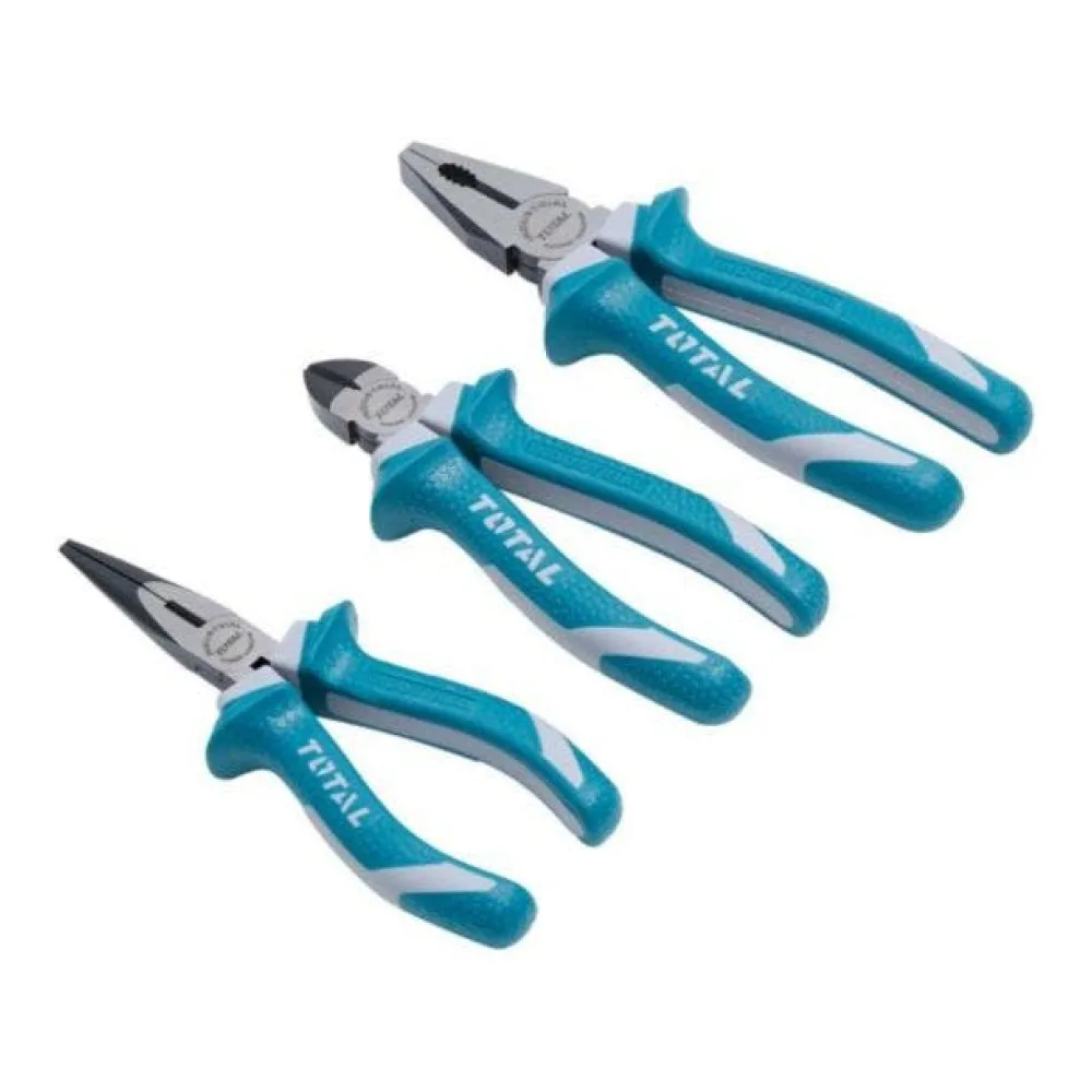 Set 3 Alicates Univ. 8" Punta 6" Total THT2K0301