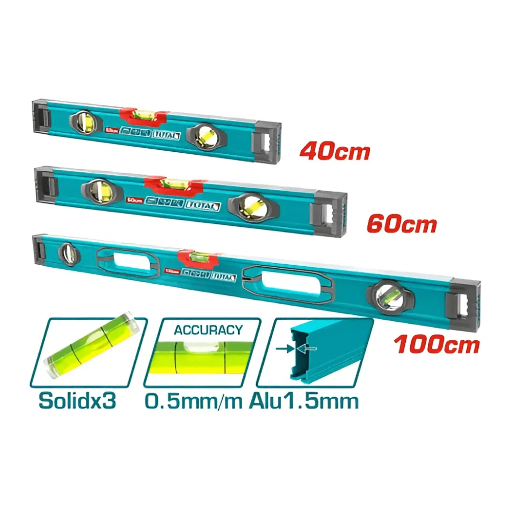 Set Niveles de Agua Alumino 3PZAS Total THT10203