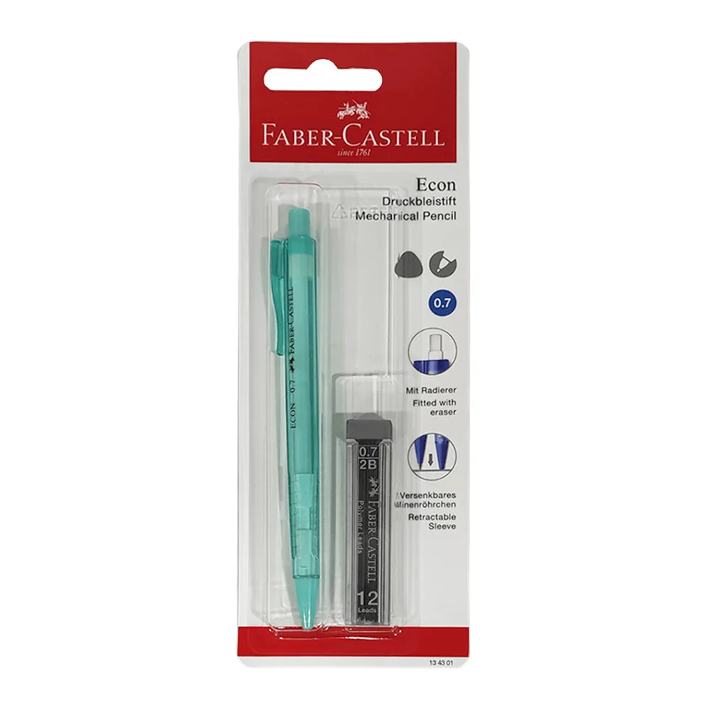 Set Portaminas 0,7 Mm + Minas Faber Castell