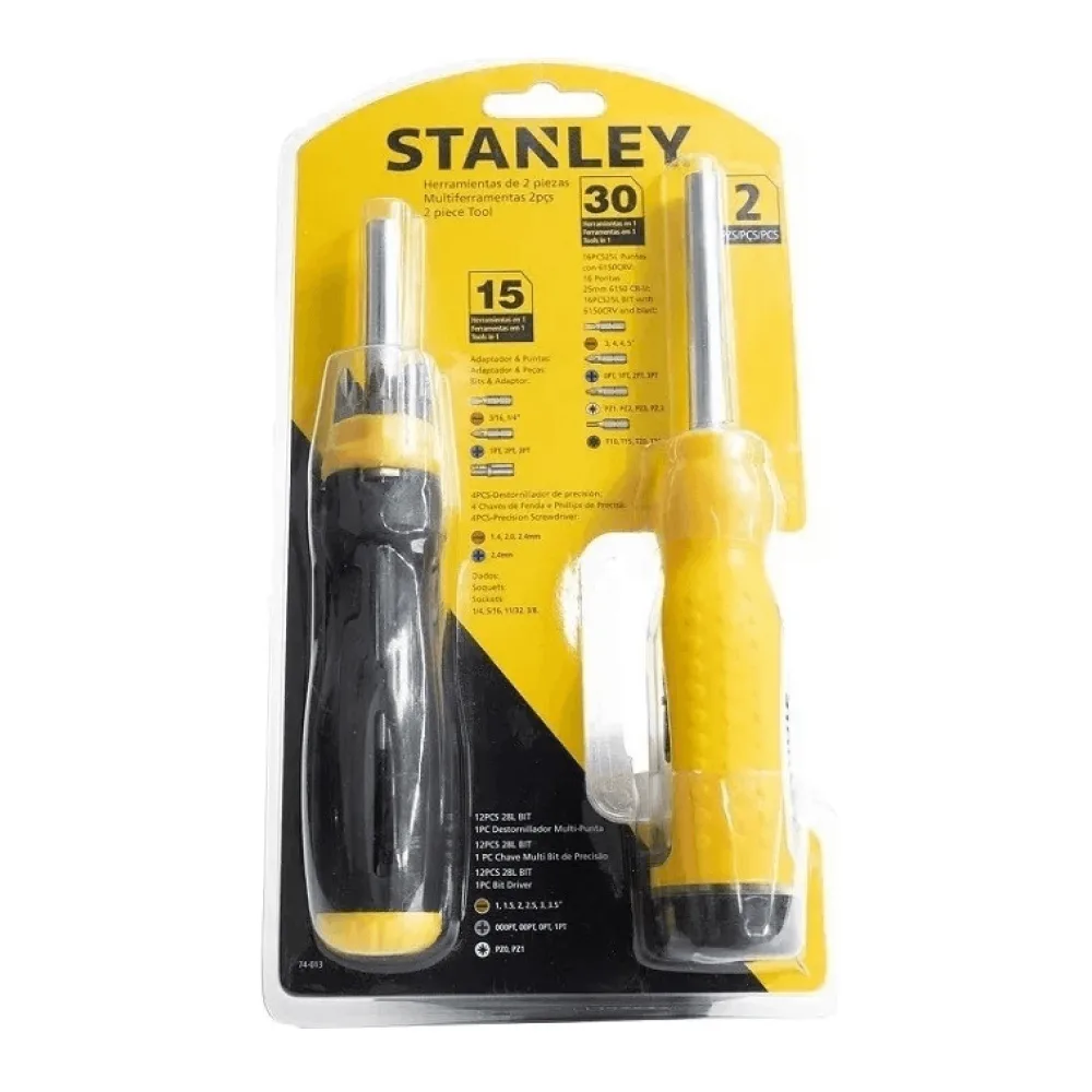 Set Stanley Juego de Destornilladores + Puntas