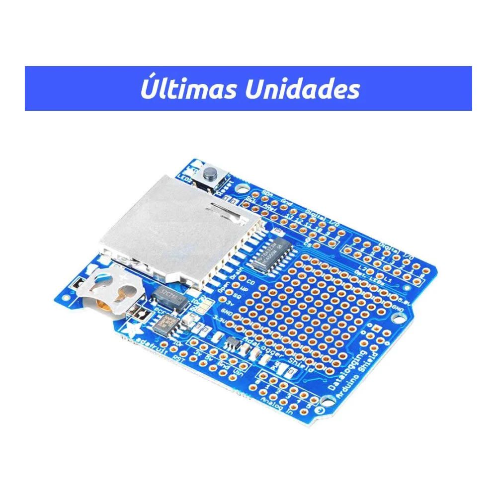 Shield para Arduino - Datalogger con Soporte Sd Adafruit