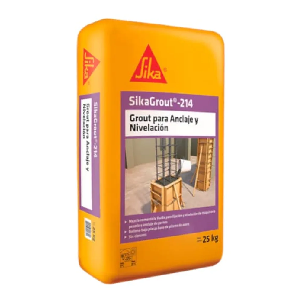 Sikagrout 214 Grout para Anclaje y Nivelación Sika