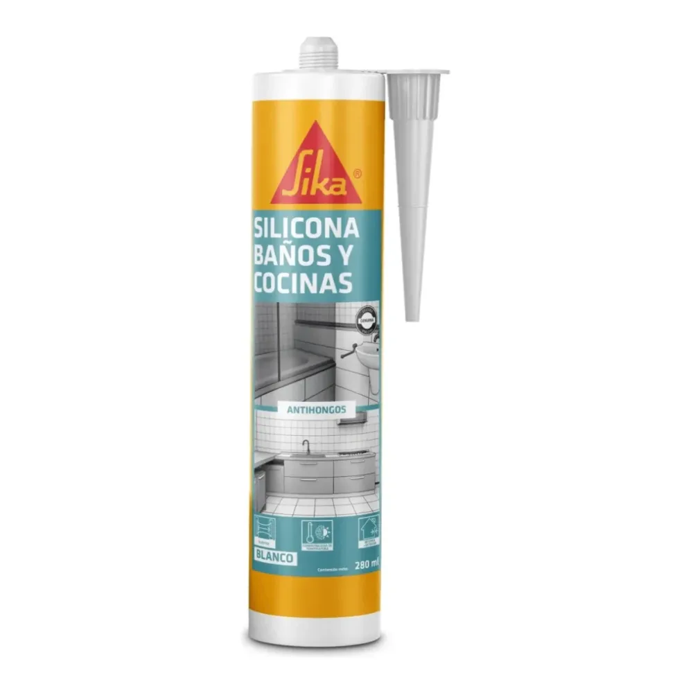 Sikaseal Silicona 133 Baño/cocina Blanco 280ML
