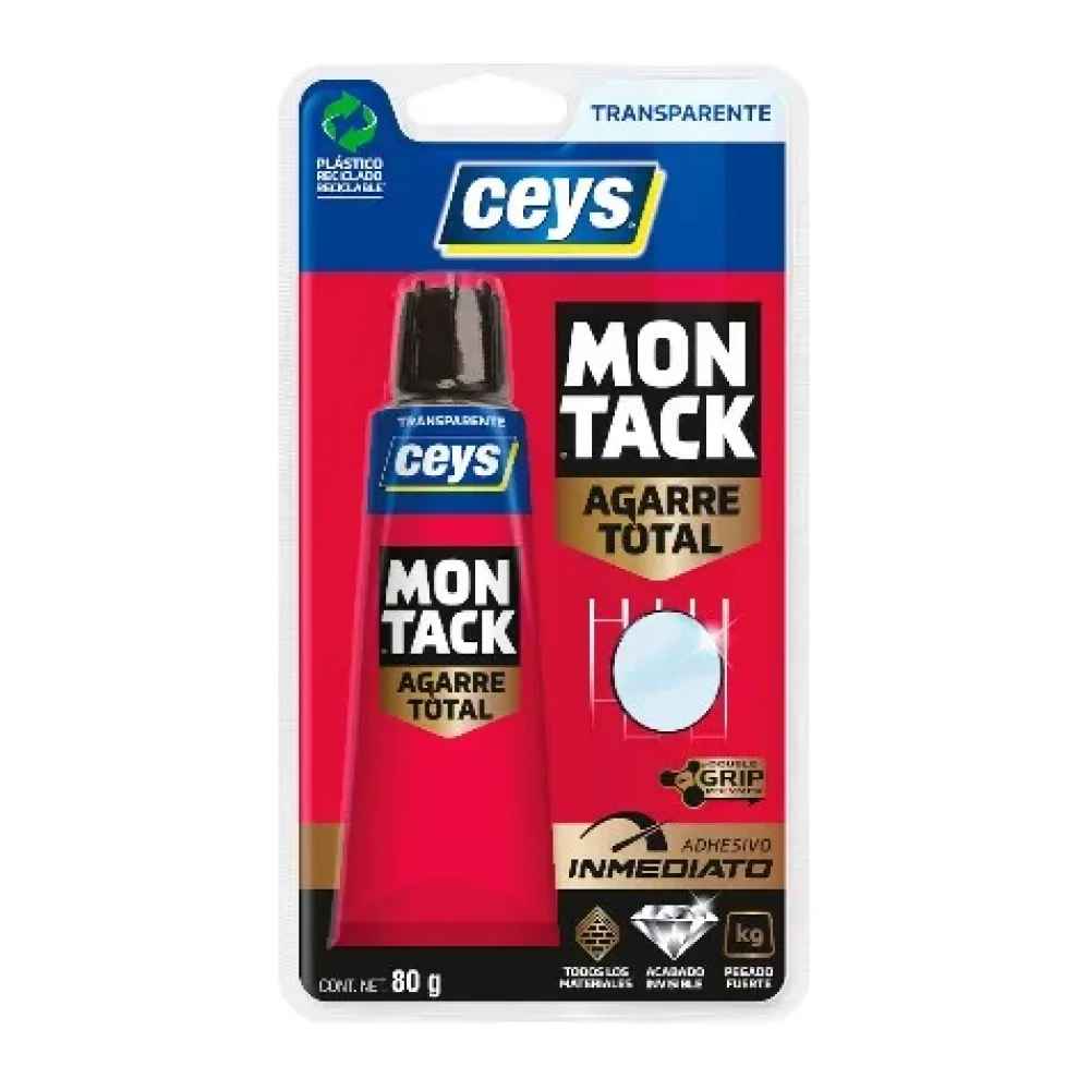 Silicona de Contacto Montack Agarre Total 80 Grs Ceys