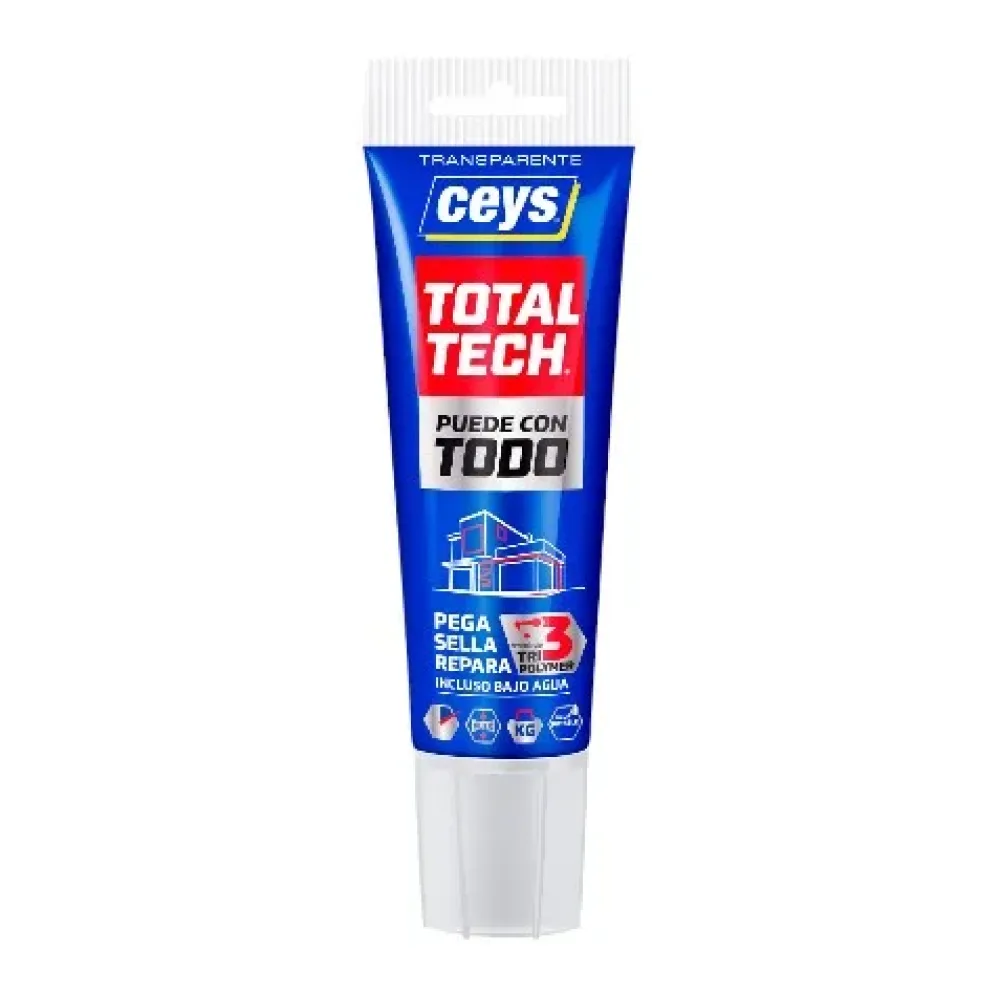 Silicona Sellado Total Tech Transparente 125 Ml Ceys