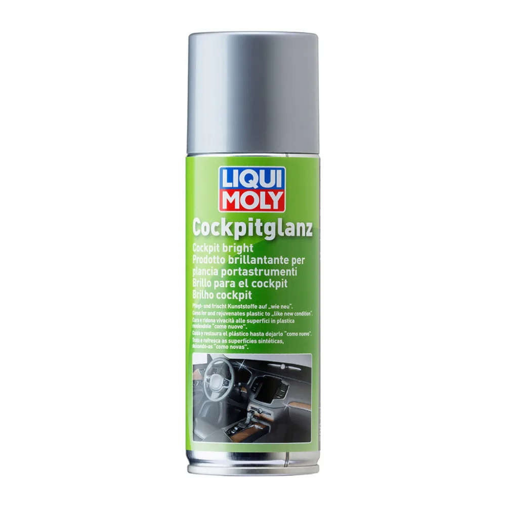 Silicona Súper Concentrada Abrillantadora de Tableros en Aerosol Cockpit-glanz 200 Ml Liqui Moly