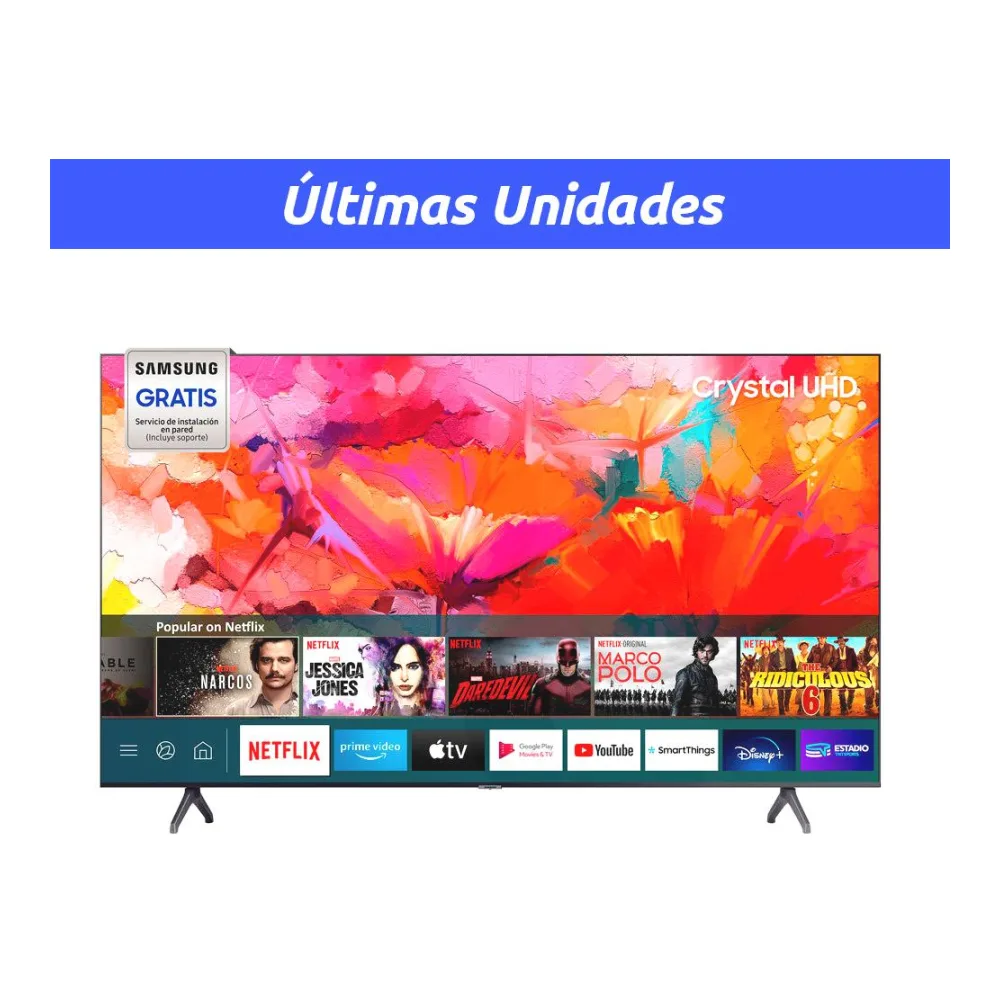 Smart Tv 75TU6900 75'' Crystal Ultra Hd 4K Wifi Samsung