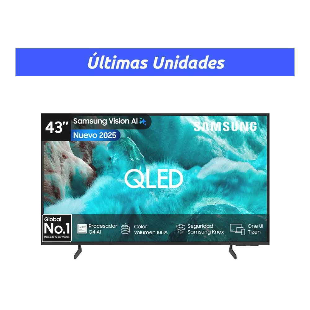 Smart Tv Samsung 43" Qled 4K Q7FA Vision Ai (2025)