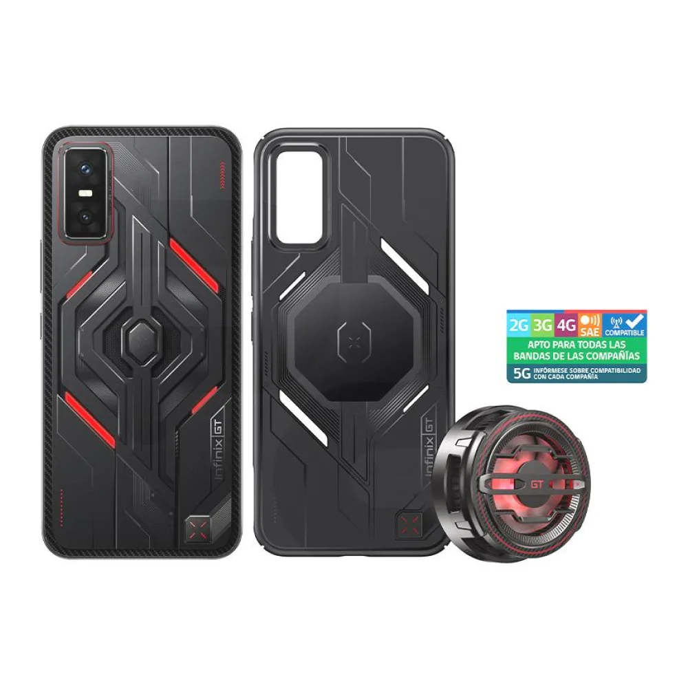 Smartphone GT30 Pro 256GB/12GB 5G Negro Liberado Infinix