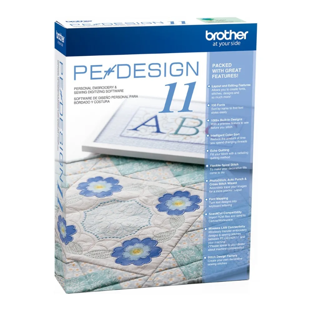 Software de Diseño para Bordadoras Brother Pedesign 11