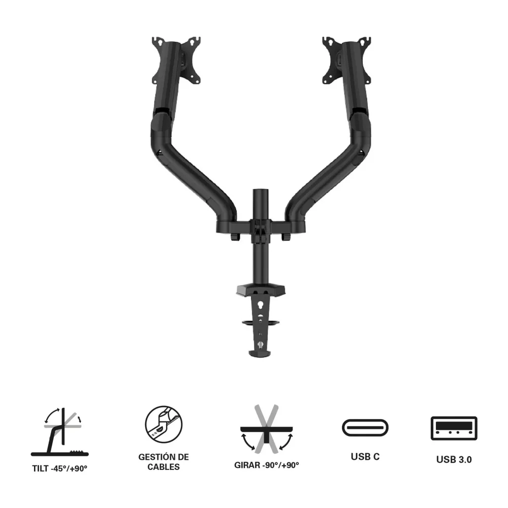 Soporte Doble para Monitores Aoc Hasta 32 AD110DX