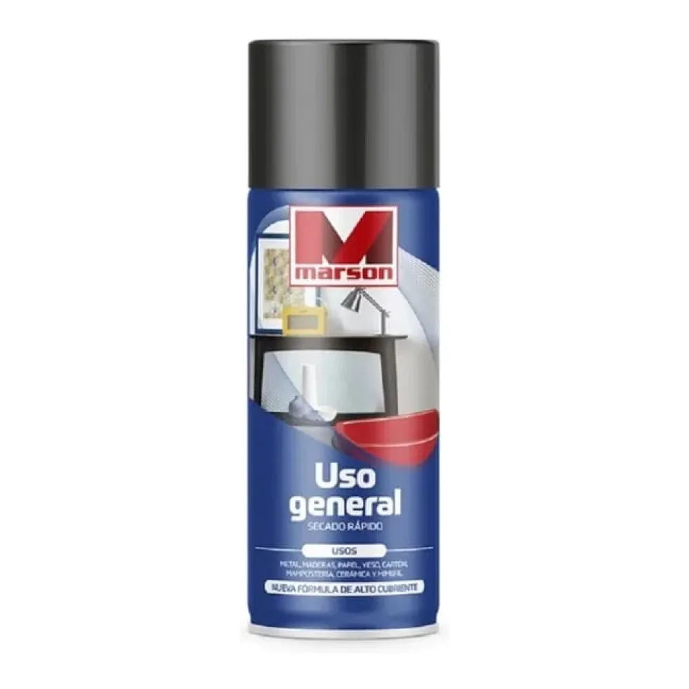 Spray Esmalte Gris Maquina 350 Ml Uso General Marson