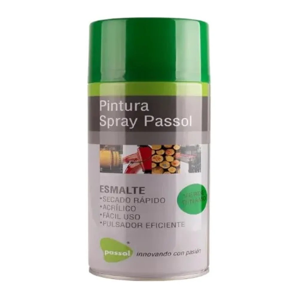 Spray Esmalte Secado Rápido Verde 400ML Passol