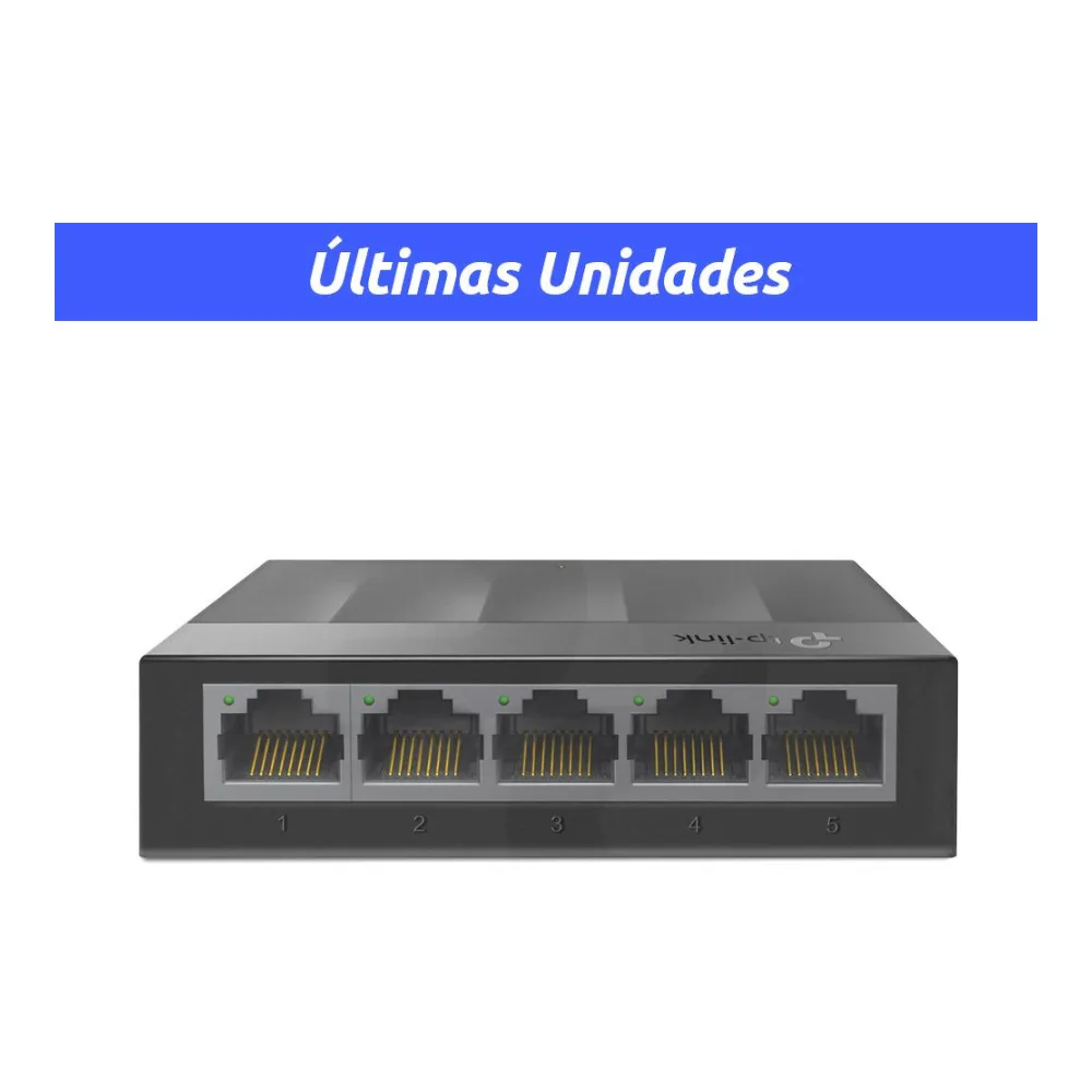 Switch de Escritorio de 5 Puertos 10/100/1000MBPS Tplink