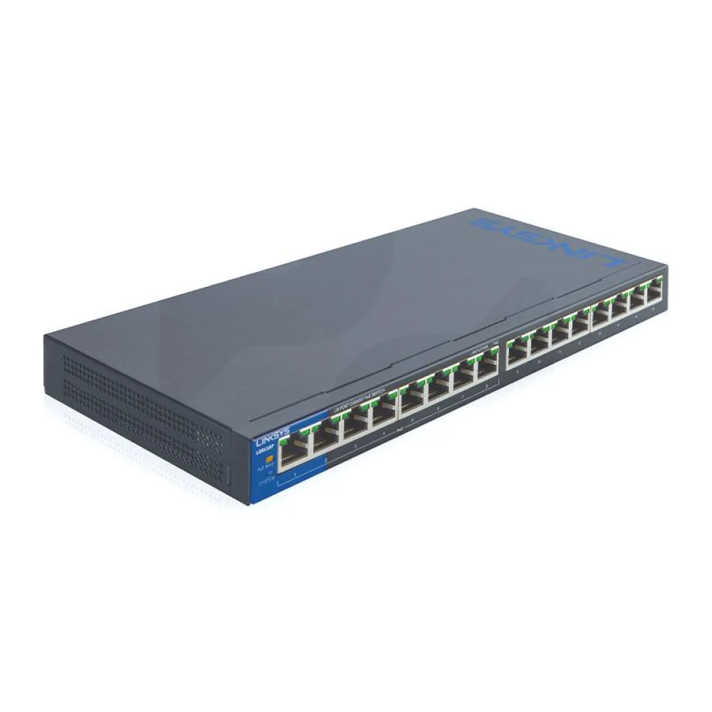 Switch Poe de 16 Puertos Gigabit Linksys