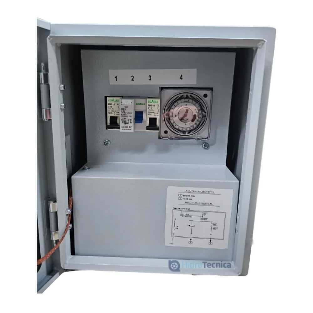 Tablero Electrico Vulcano para Piscina Potencia 100W