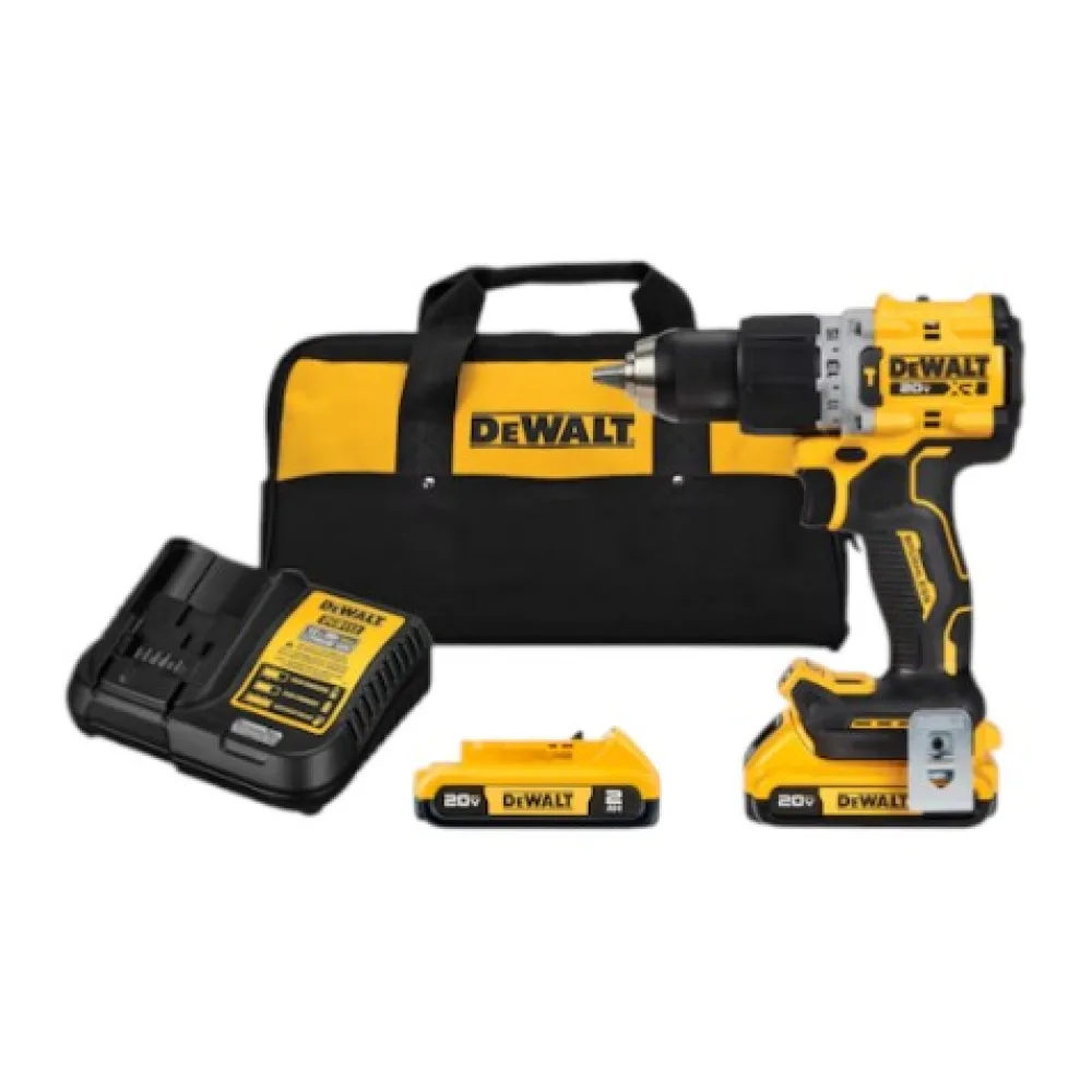 Taladro Percutor Inalámbrico 20V DCD805D2 Dewalt