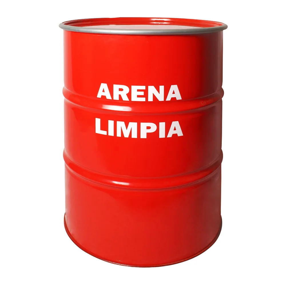 Tambor Arena Limpia C/tapa Rojo Start Fire