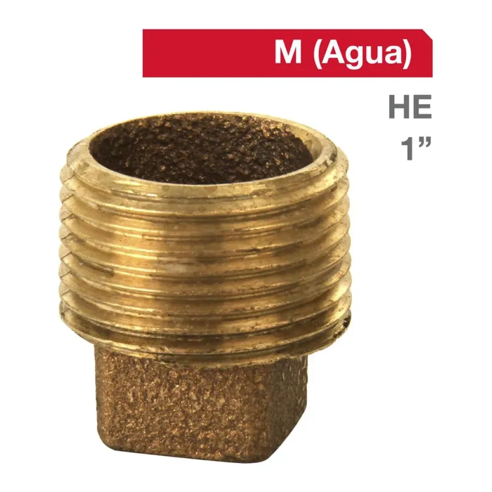 Tapa Tornillo Bronce He 1" 1U Nibsa
