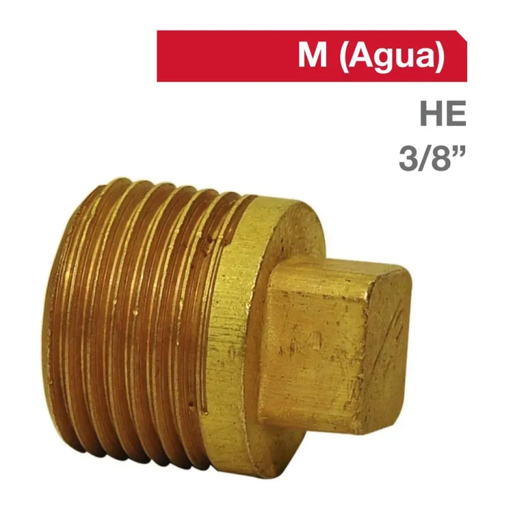 Tapa Tornillo Bronce He 3/8" 1U