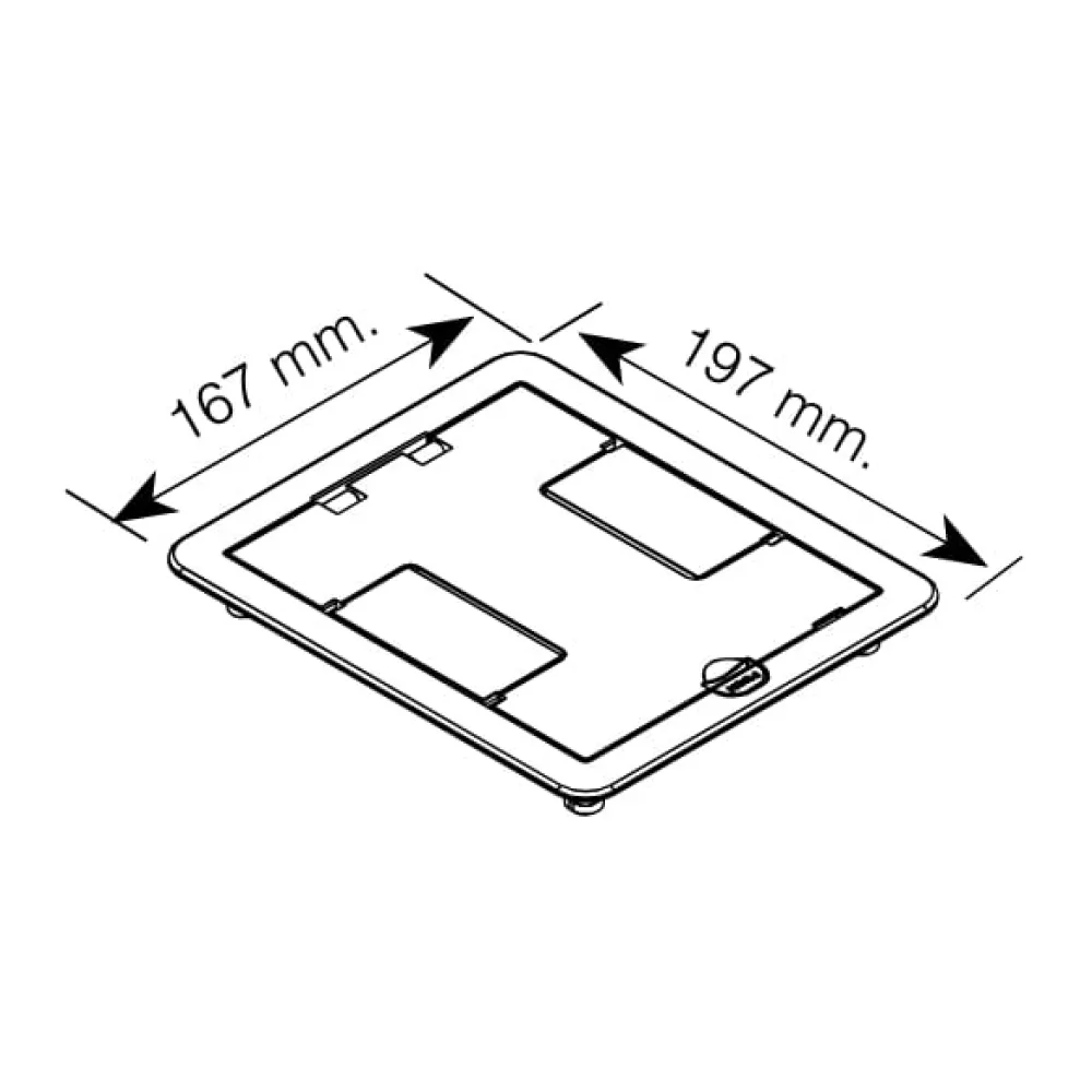 Tapas Caja Metalica Wiremold 87858204 Legrand
