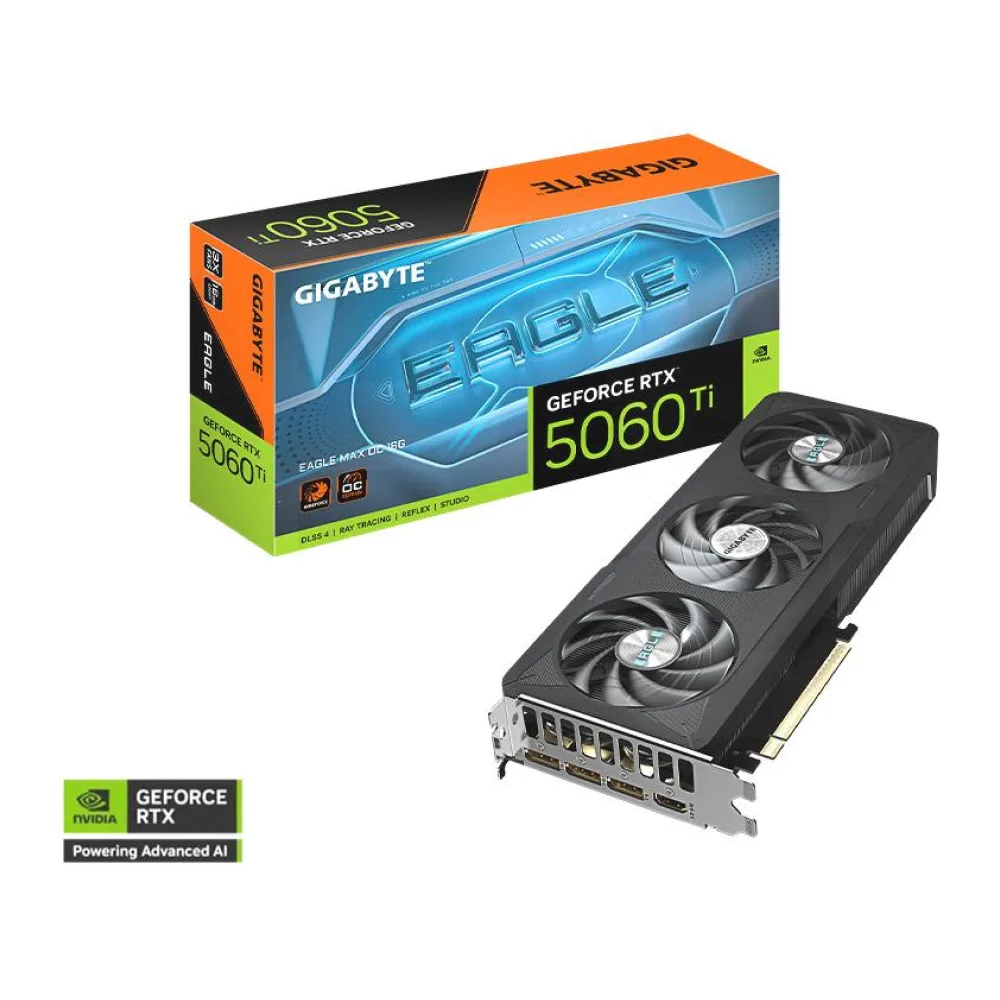 Tarjeta de Video Nvidia Geforce Rtx 5060TI Eagle Max Oc 16G Gigabyte