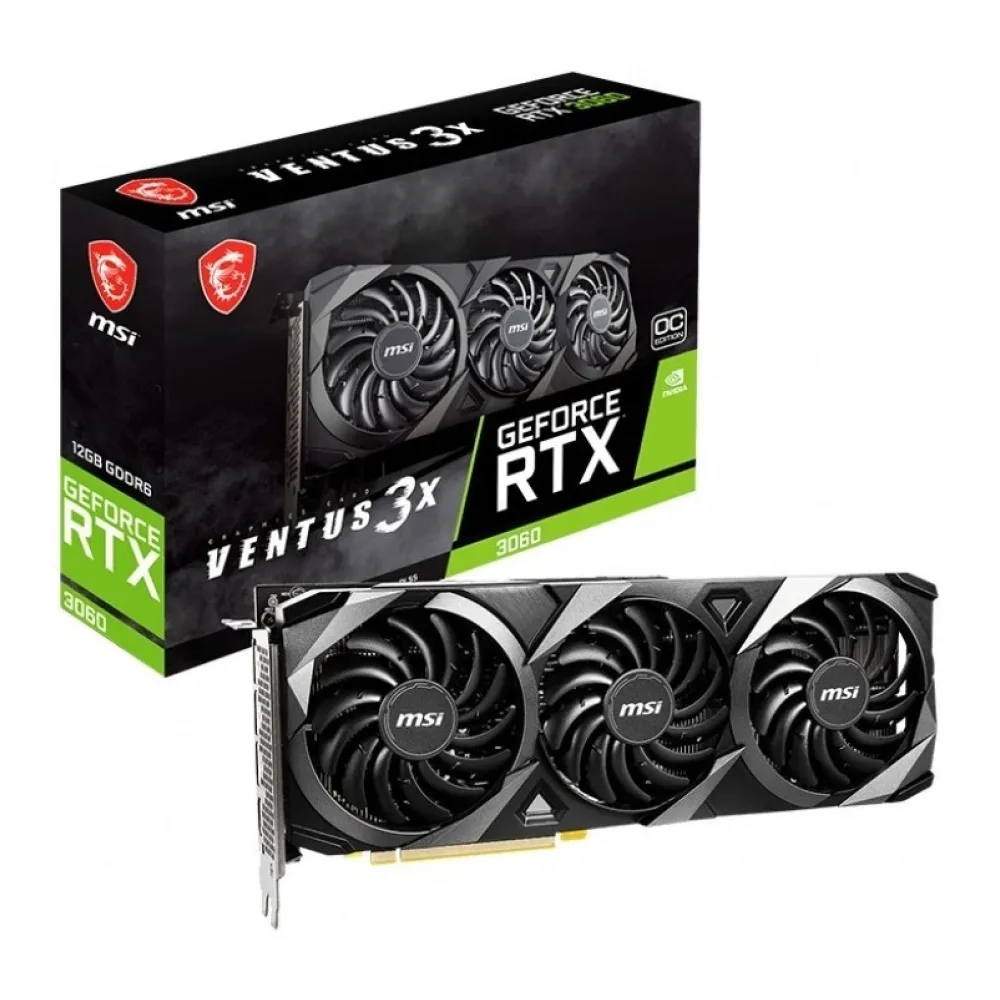 Tarjeta Grafica Msi Geforce Rtx 3060 Ventus 3X 12G Oc