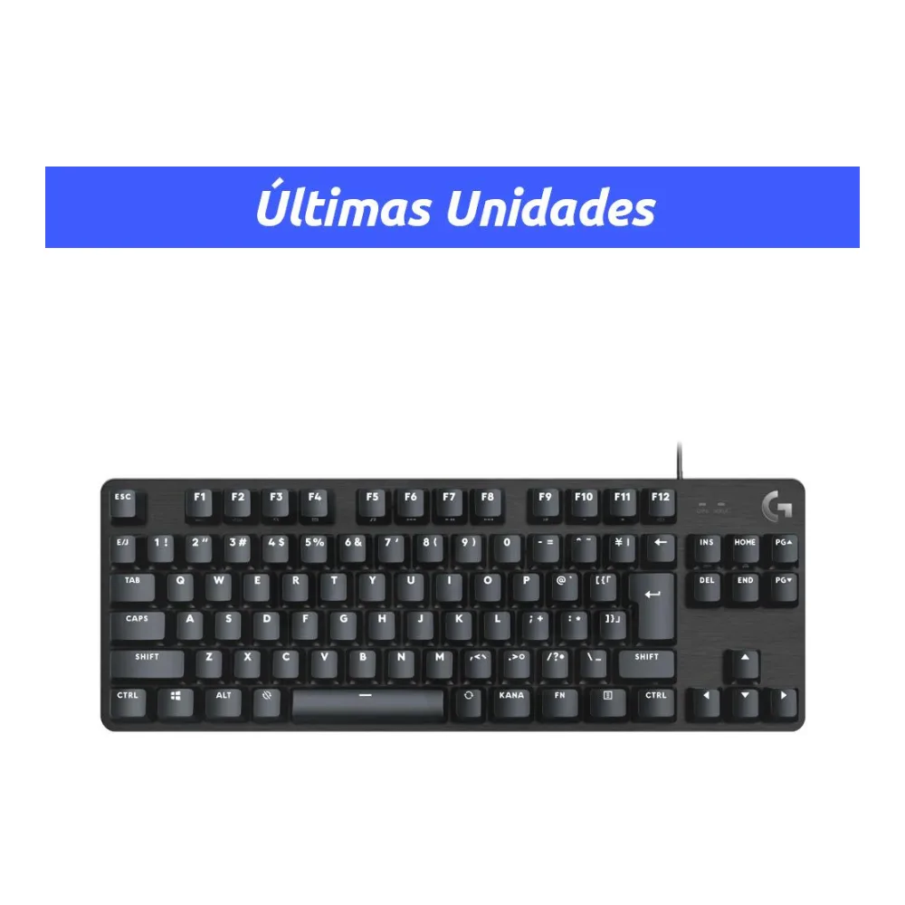 Teclado Gamer Alámbrico G413 Tkl Se Inglés - Negro Logitech