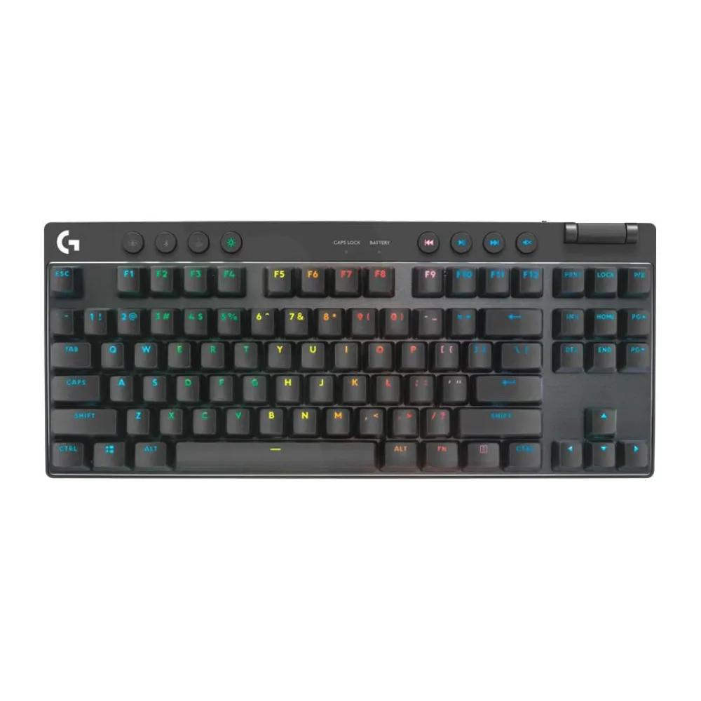 Teclado Gamer Inalámbrico Pro X Tkl Lightspeed Rgb Mecánico - Negro Logitech