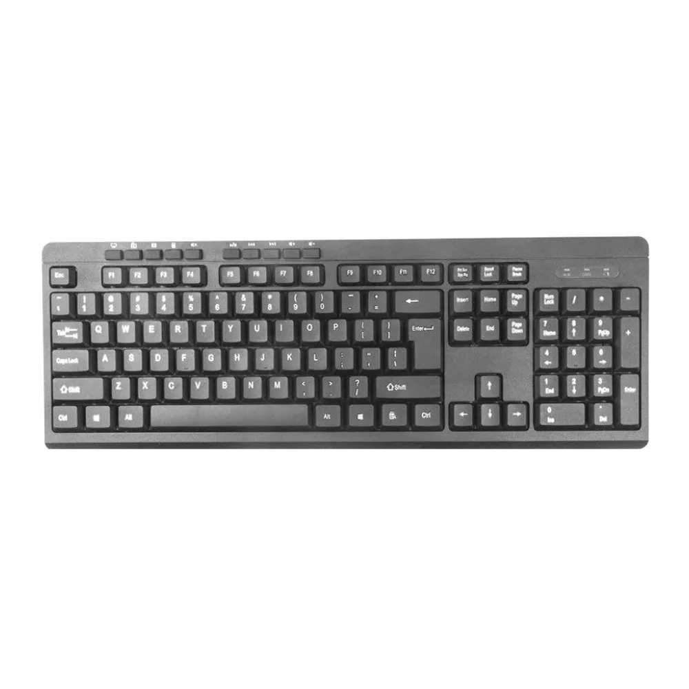 Teclado Inalámbrico KB-700W Multimedia - Negro Spektra