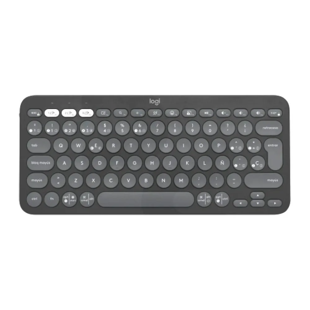 Teclado Inalámbrico Pebble Keys 2 K380S - Grafito Logitech