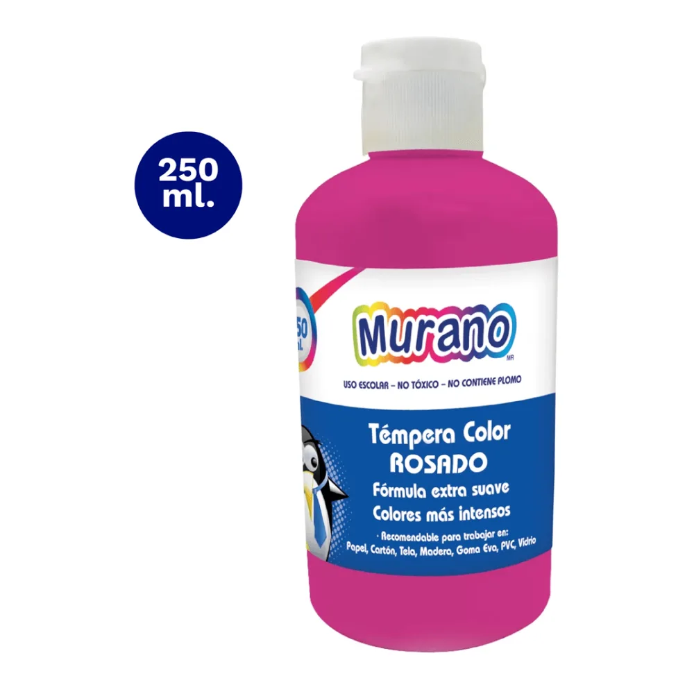 Tempera 250 Ml Rosado Murano