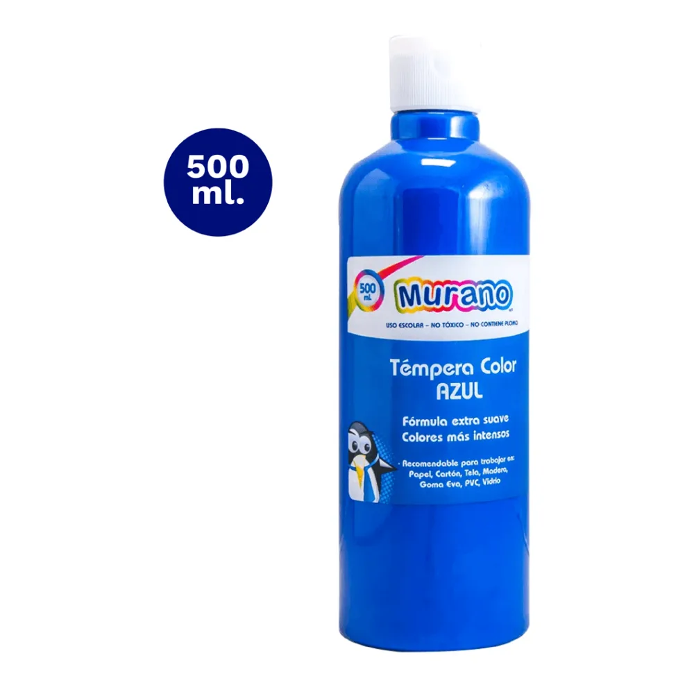 Tempera 500 Ml Azul Murano