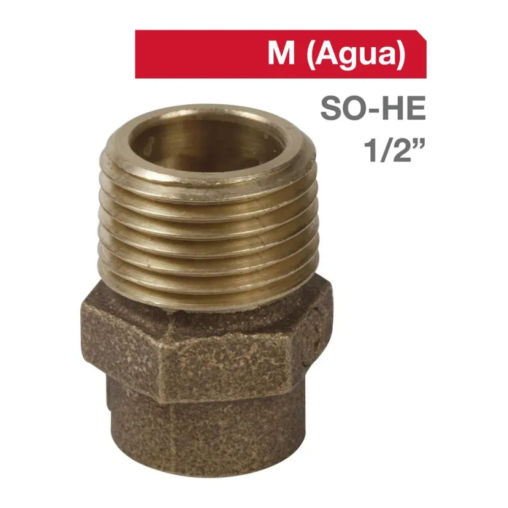 Terminal Bronce So/he 1/2" 5U Humboldt