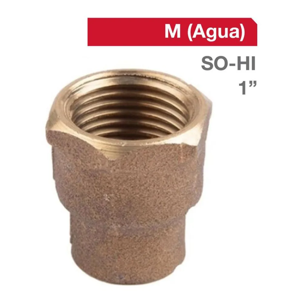 Terminal Bronce So/hi 1" 1U Stretto