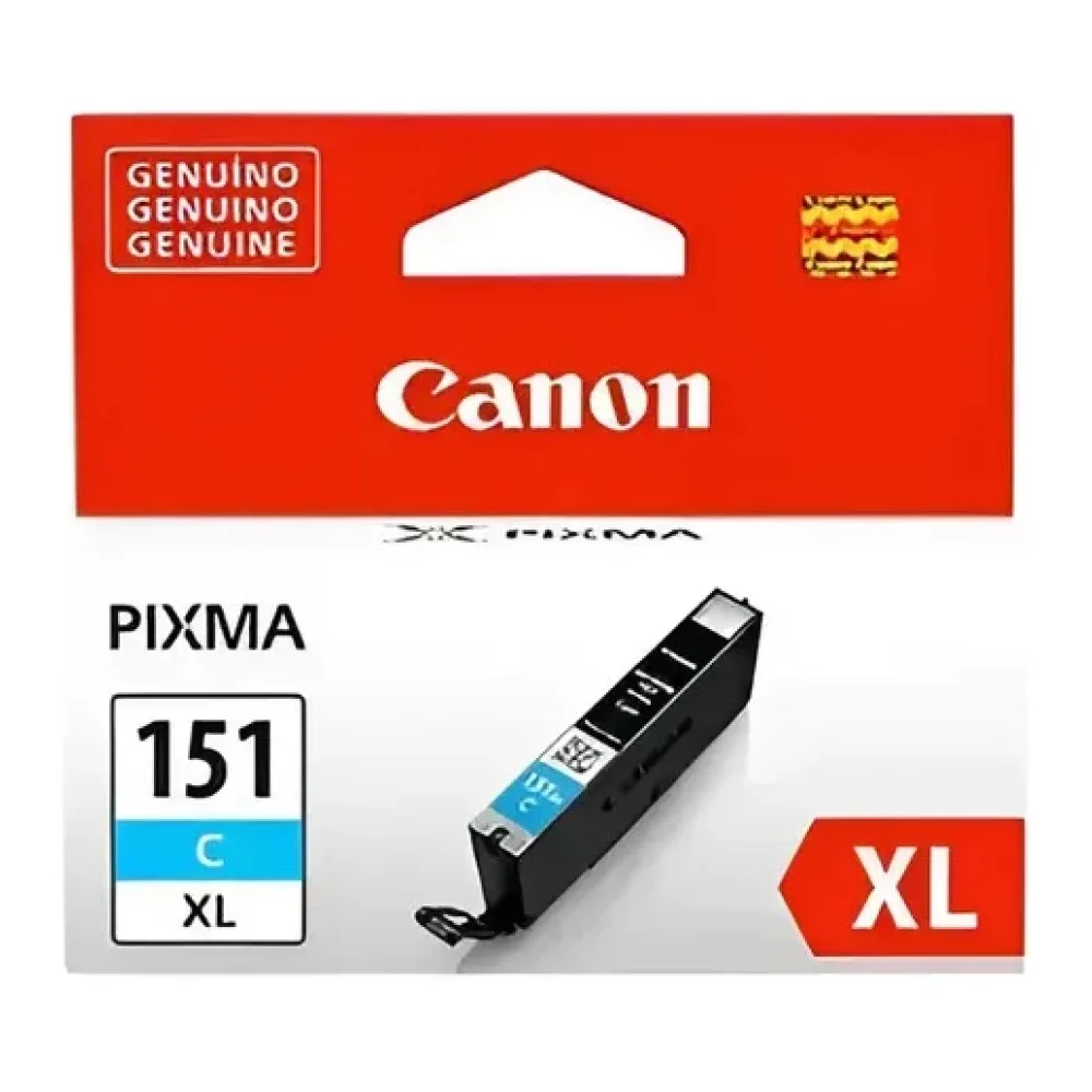 Tinta Canon CLI-151XL Cyan 6478B001 | Alta Capacidad