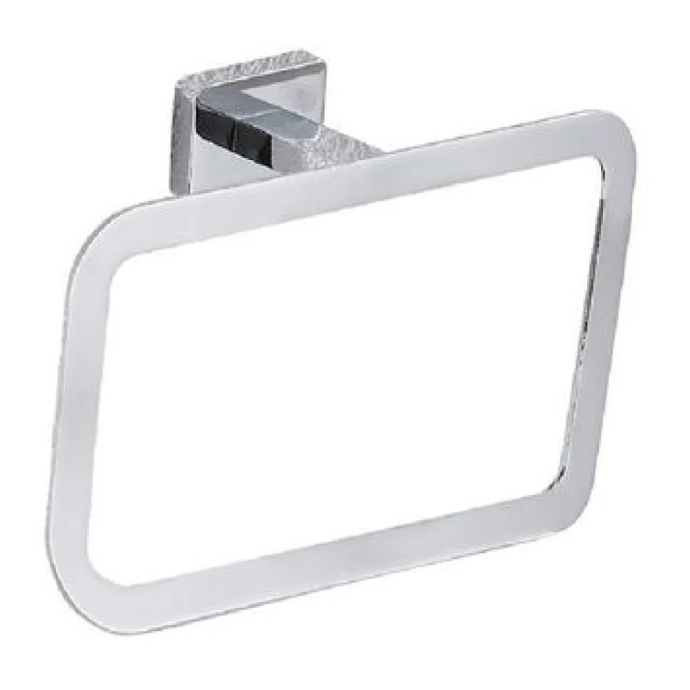 Toallero Rectangular 22,6X14,7 Cm Latón Cromado Briggs