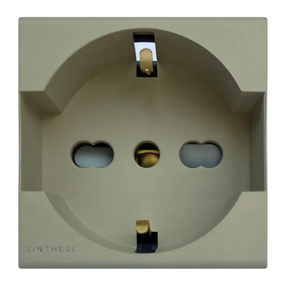 Toma Schuko 16A 250V~ 2P+T Sinthesi S33 333322102 Sinthesi