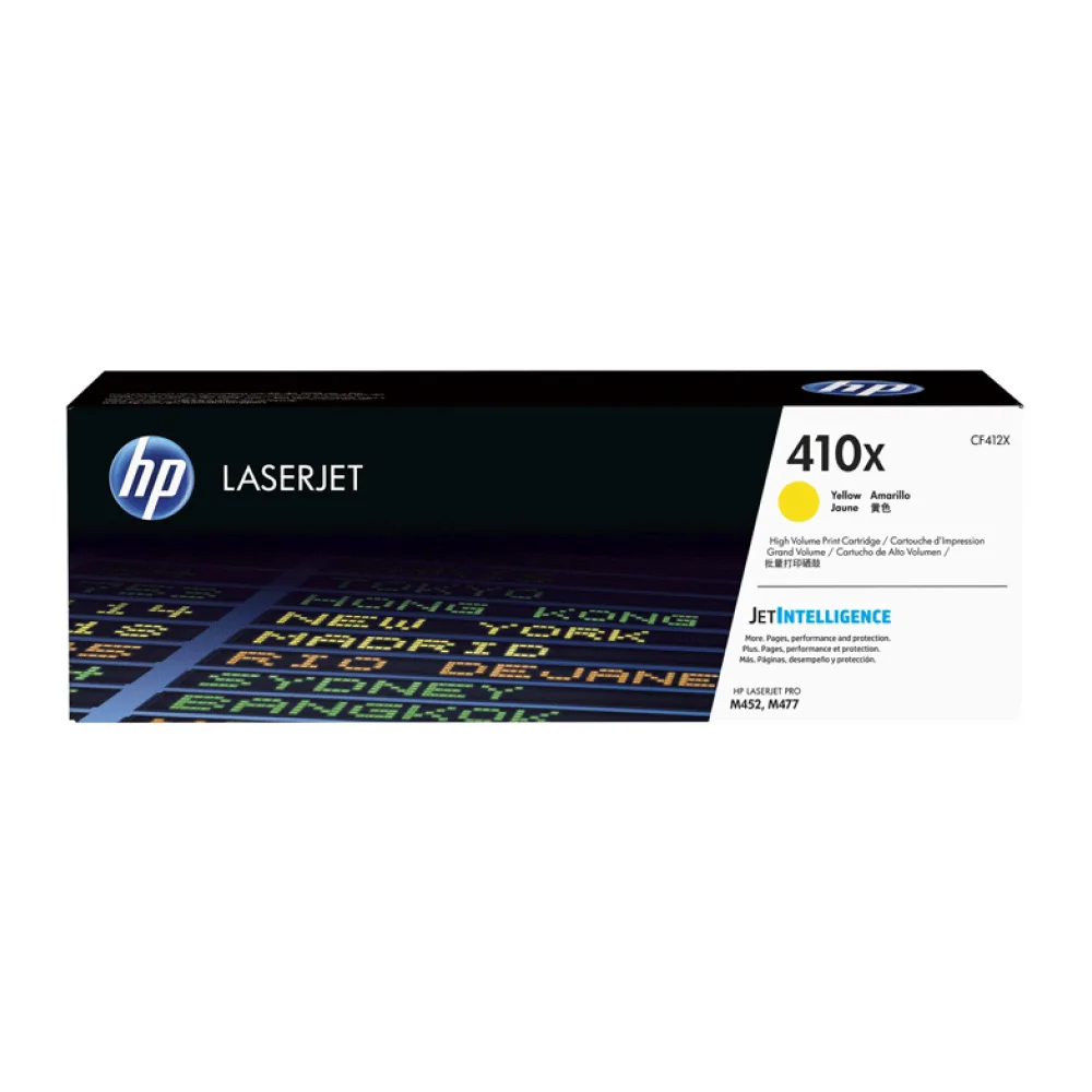 Tóner HP 410X CF412X Amarillo Original 5.000 Páginas