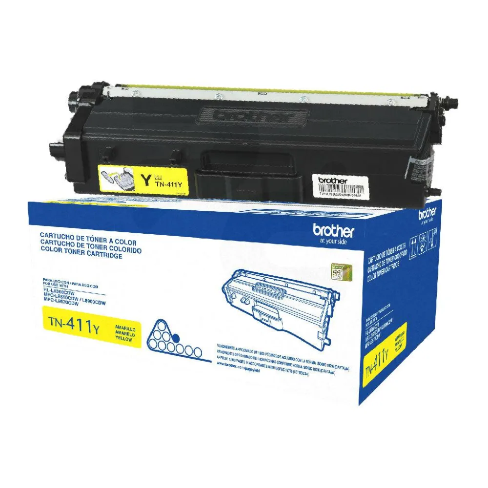 Toner Original Brother TN-411 Amarillo