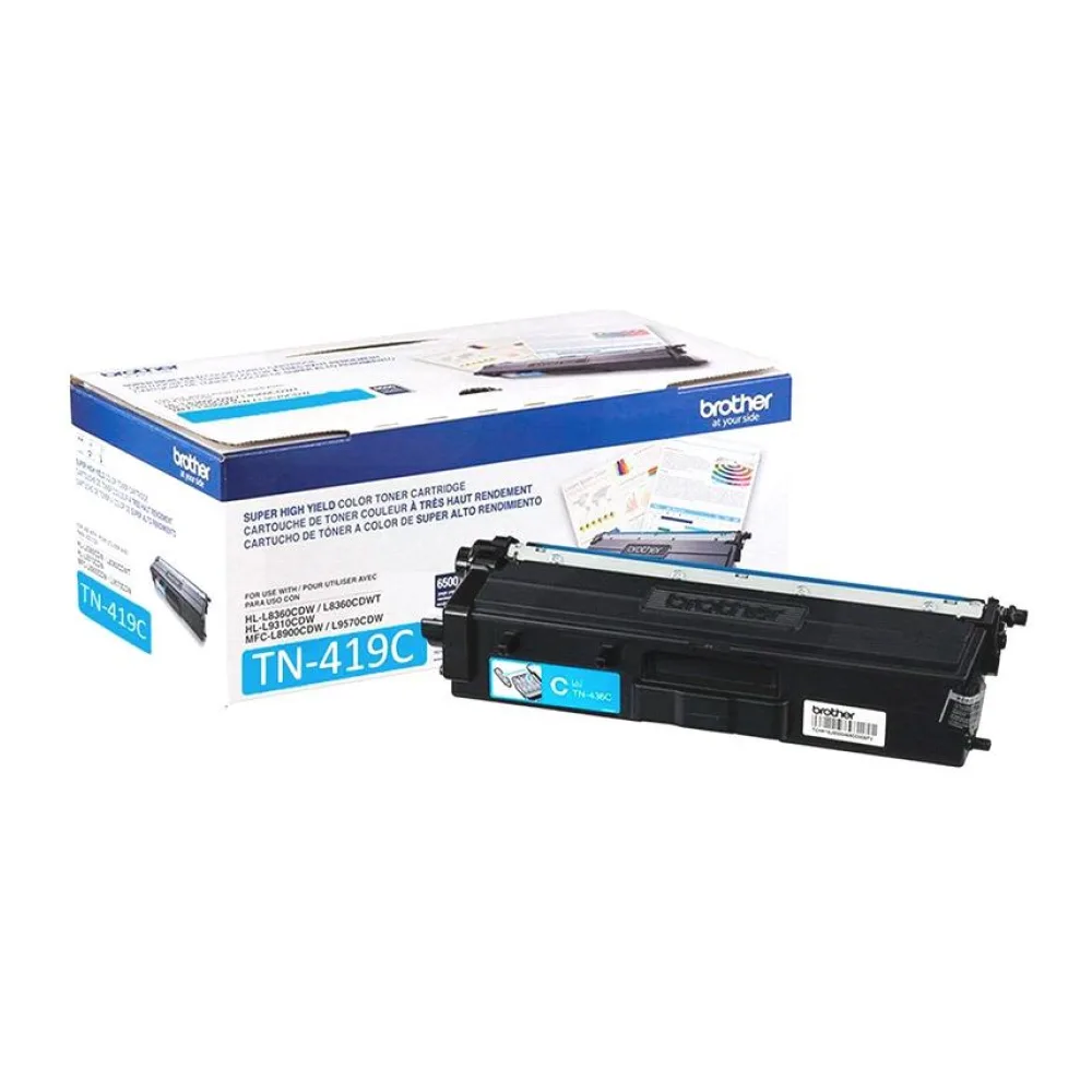 Toner Original Brother TN-419 Cyan Alto Rendimiento