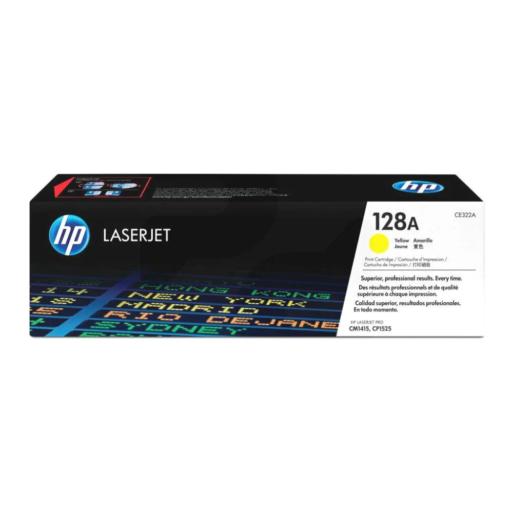 Toner Original HP 128A Amarillo